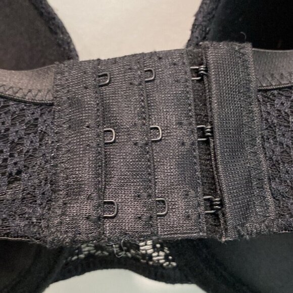 Laura Ashley Black Push-Up Bra Size 42D - Picture 6 of 9